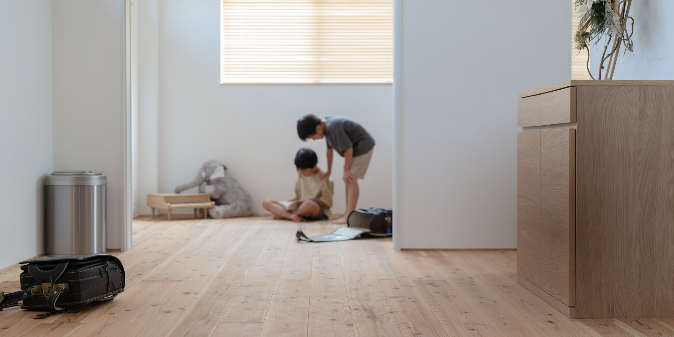 あたたかみのある無垢でできた、自然由来の家。